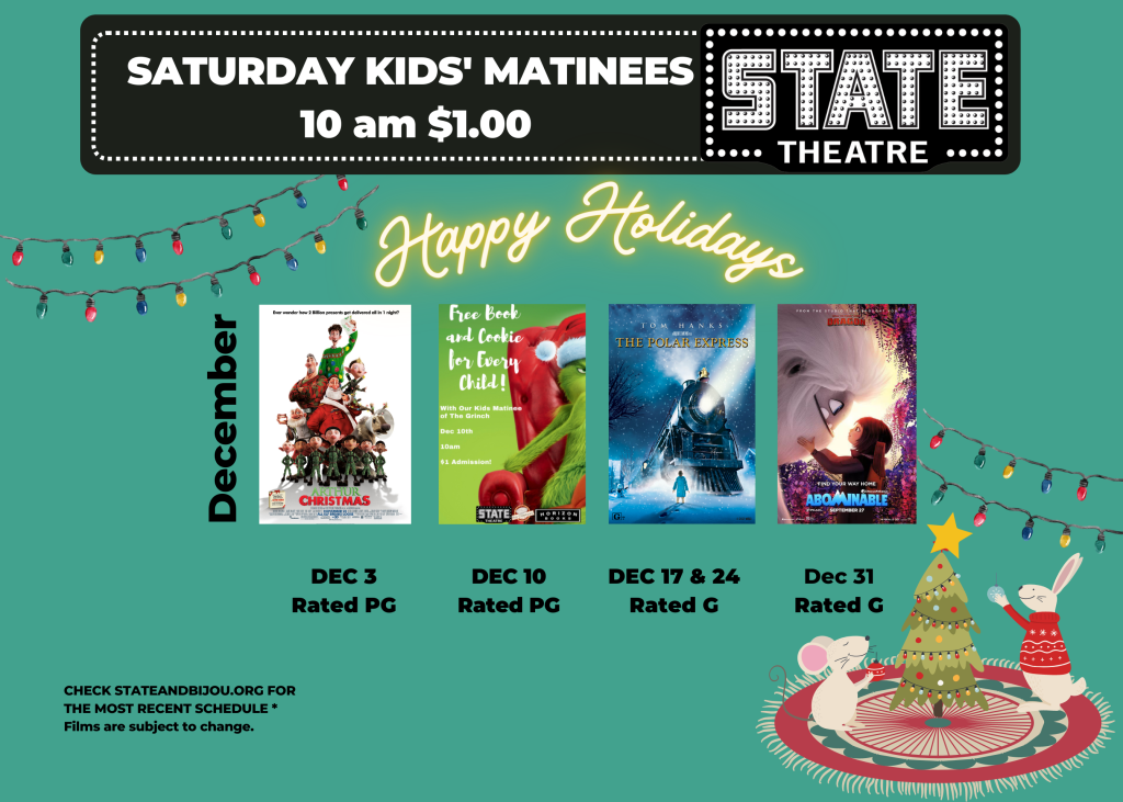 SATURDAY KIDS MATINEES 10 am (Poster (Portrait)) (28 × 42 in) (28 × 20 in)