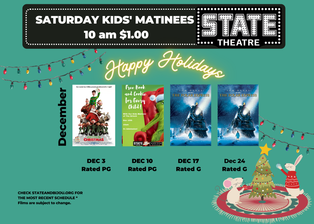 SATURDAY KIDS MATINEES 10 am (Poster (Portrait)) (28 × 42 in) (28 × 20 in)